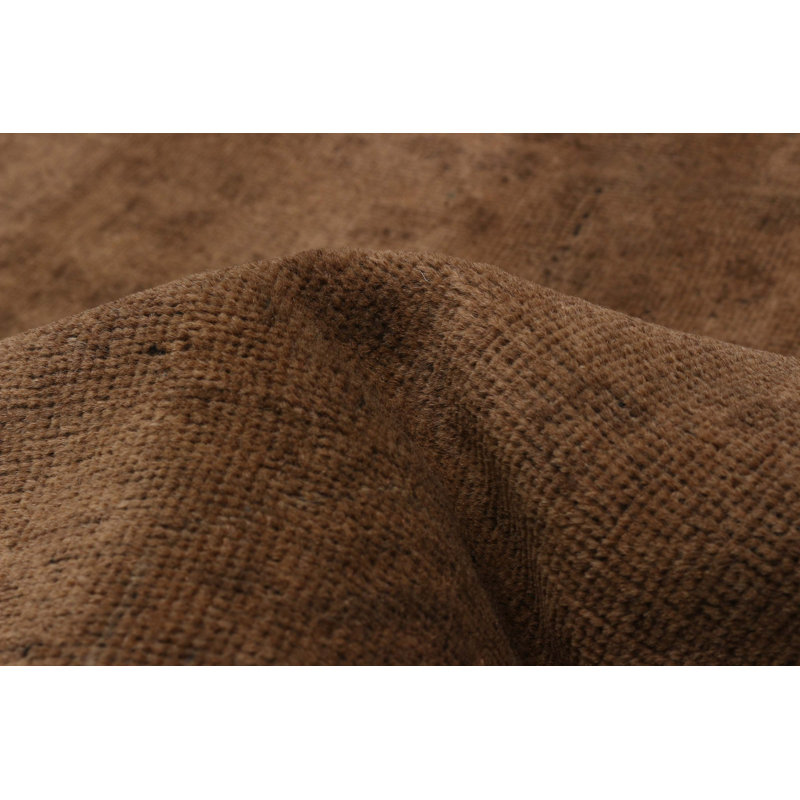 Abbra One-of-a-Kind Rectangle 4'11" X 6'4" 1990's Wool Area Rug Brown