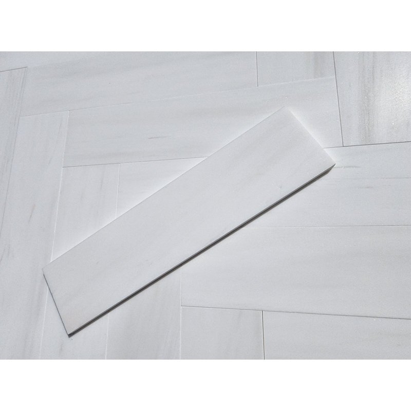 Carrelage de sol imitation marbre 3 "x 12" Bianco