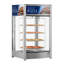 Réchaud à pizza commercial 18 po pour tartes 12 po avec 4 supports rotatifs en acier inoxydable (km-HPD4-12)