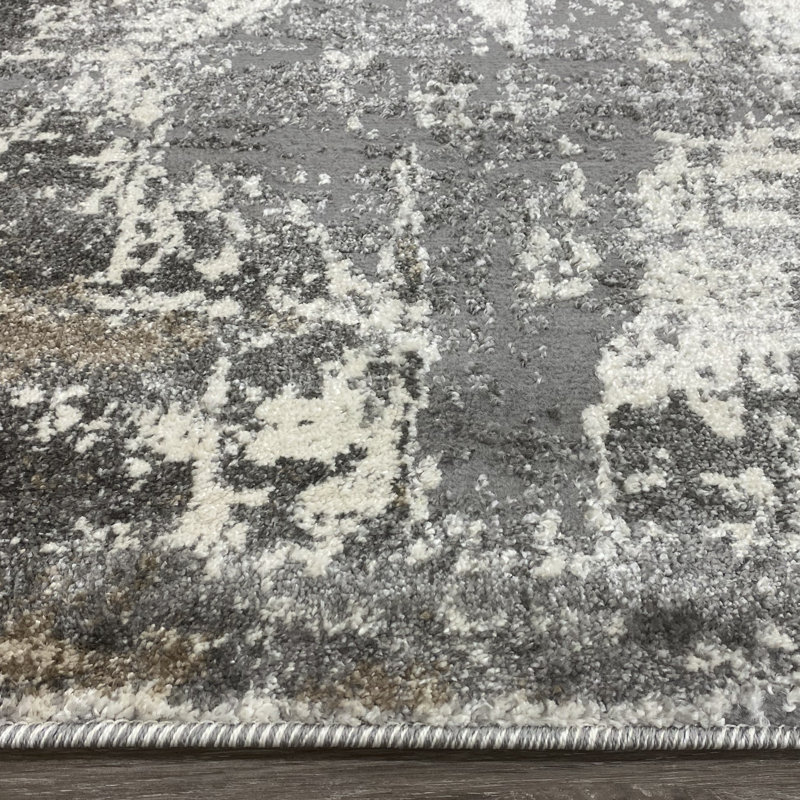Tapis gris Seren, Rectangle 6 pi x 9 pi