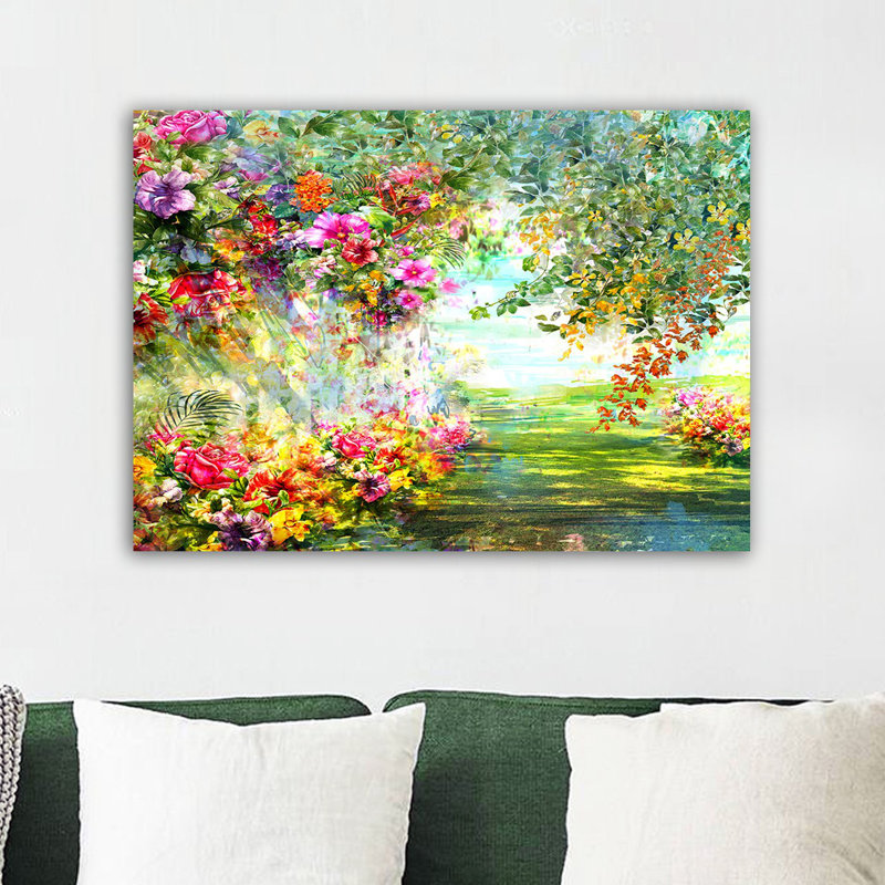 Stunning Decorative Canvas Painting, 19.7 x 27.6 inches | 100% Canvas with 100% Wooden Frame (1.2 inches Thick) | Perfect for Living Room & Bedroom Décor, Vibrant Colors & Timeless Design
