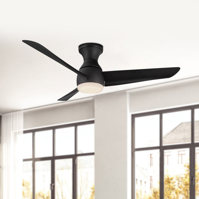 Thalia Smart LED Ceiling Fan, Matte Black