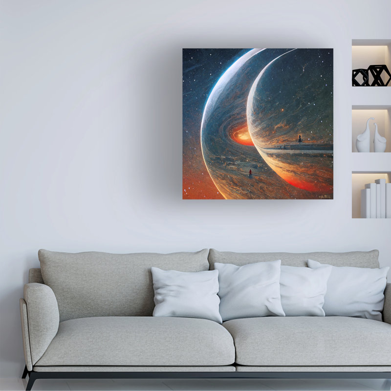 Art sur toile «bolologic Ben Heine, nous sommes différents et le même», H 14 po x l 14 po