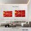 Drapeau chinois froissé-26760784