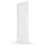 Porte intérieure en bois à un panneau, apprêtée blanche style Shaker, 30 x 80 x 1-3/8 po, pour placard ou entrée de chambre. Surface lisse, prête à peindre.-135548538