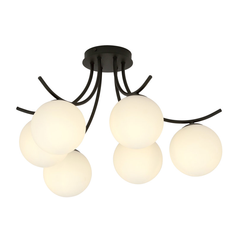Abdimajid 6 - Light Sputnik Chandelier, White