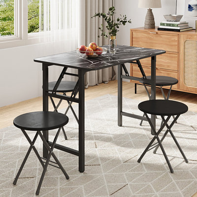 Metal Base Dining Table