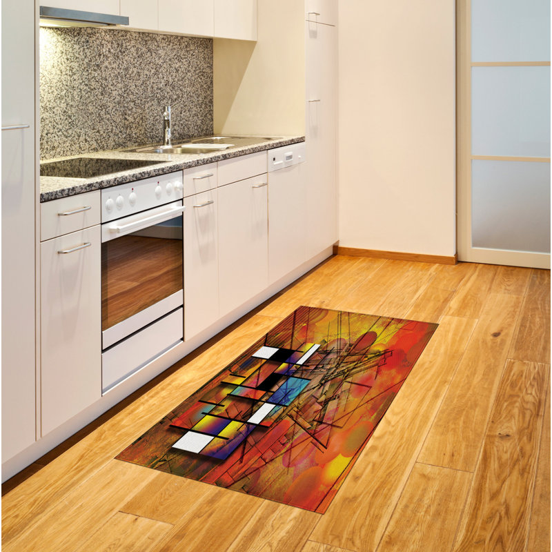 Modern High Density Long Fiber Poly Threads Decorative Area Rug Carpet, Rectangle 2'7" x 5'