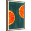 «Orange Slices», reproduction encadrée sur toile par Bo Anderson-1837275440