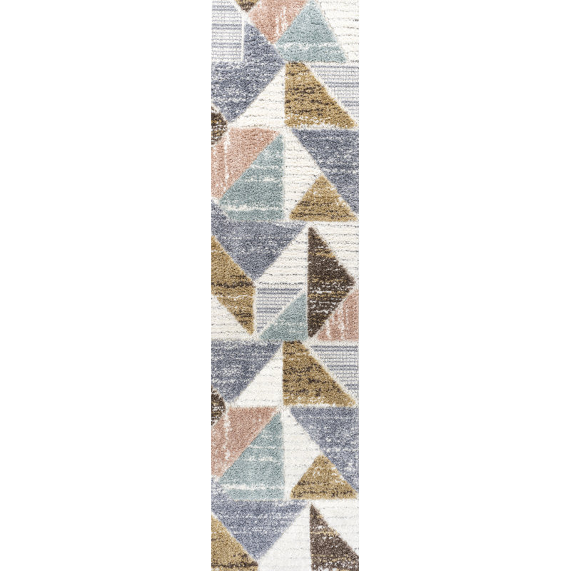 Tapis multicolore Joncarlos, Tapis de couloir 2 pi 2 po x 8 pi