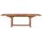 Daina Rectangular Teak Solid Wood Extendable Outdoor Dining Table Umbrella Hole , 71 " W 43 " D