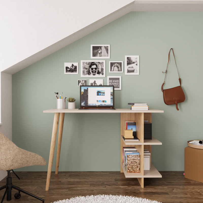 VIOLET Modular Writing Desk, Light Grey