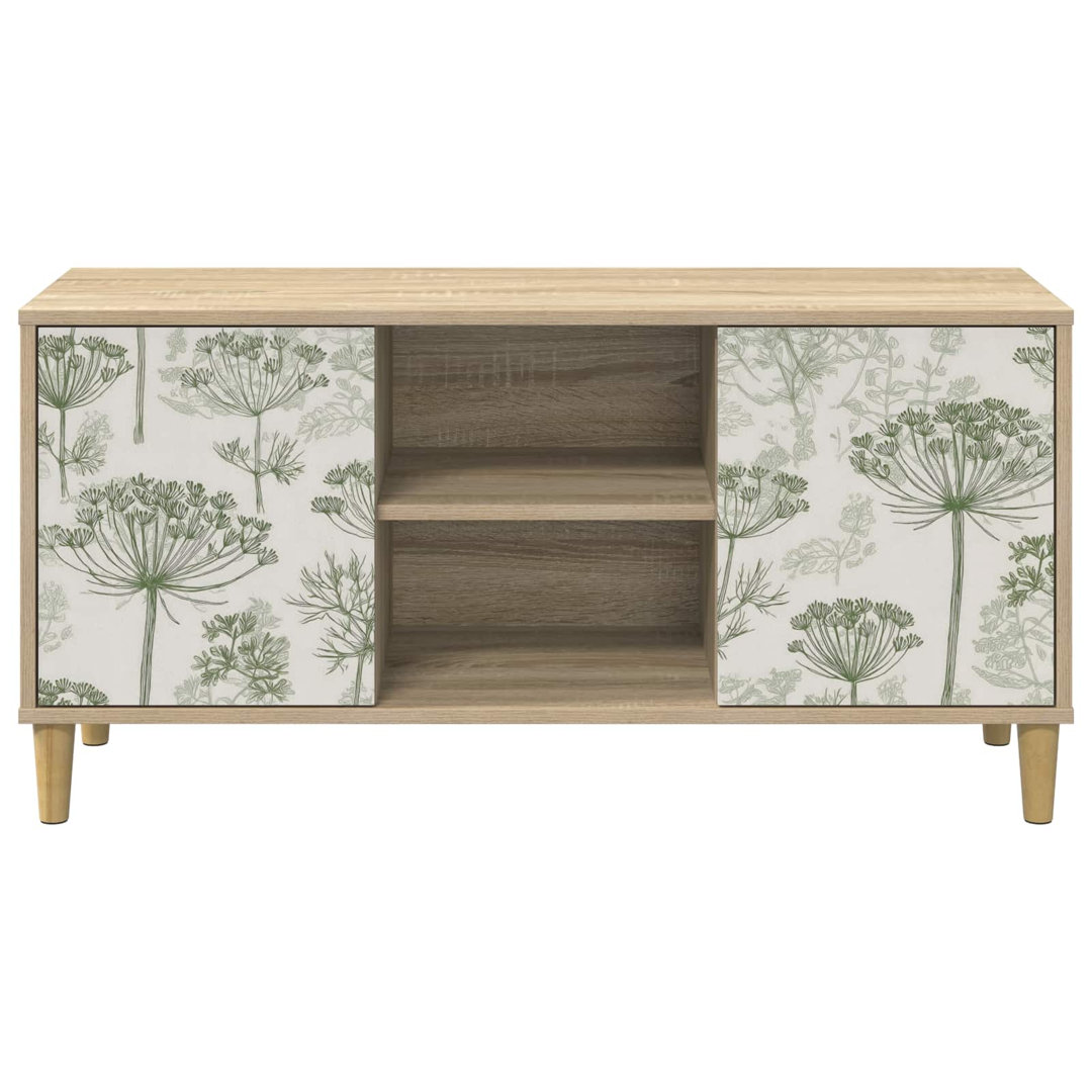 TV Cabinet with Shelf with Door Sonoma Engineered Wood Media Console