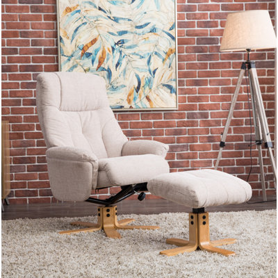 Billings 80cm Wide Swivel Standard Recliner