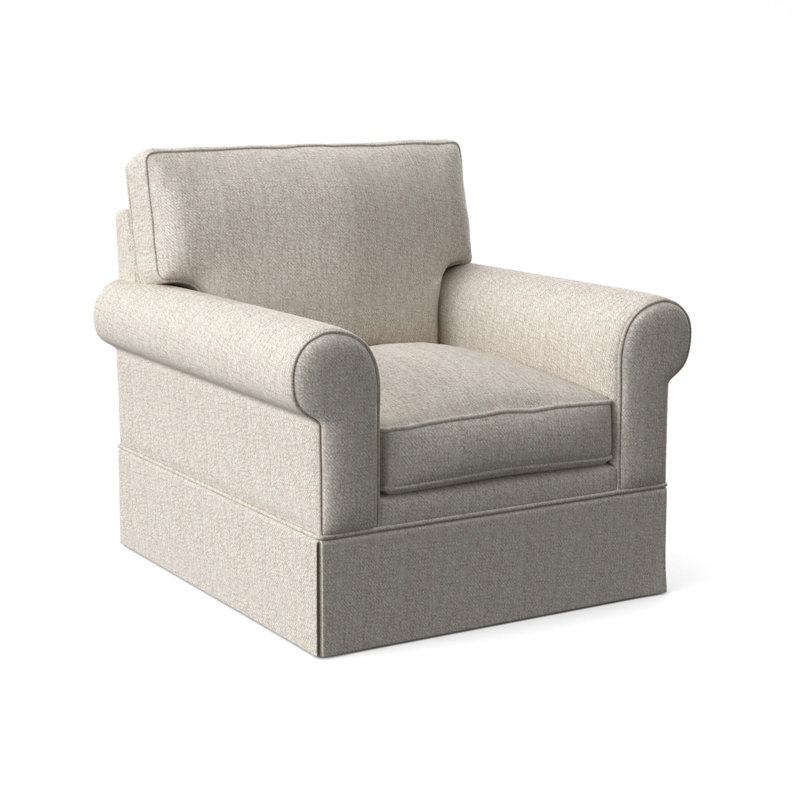 Benton Armchair, Snow Crypton Performance; 0884-91