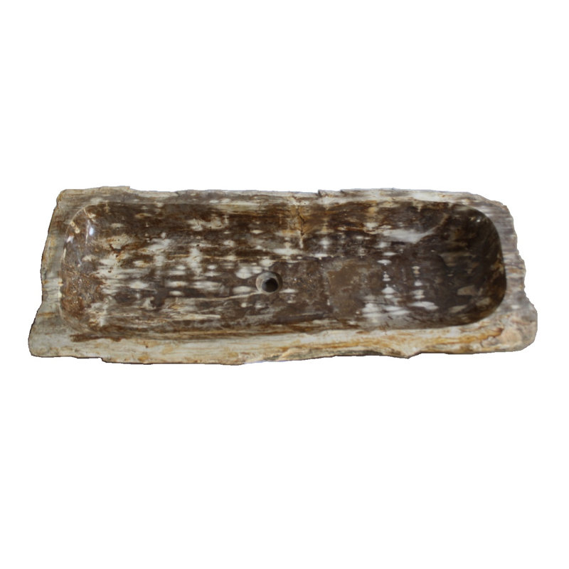 Eden Bath 18'' Brown Stone Specialty Bathroom Sink