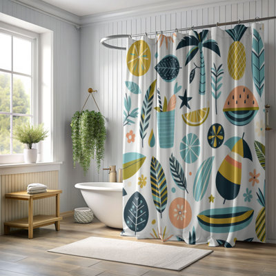 Rideau de douche standard 1 pièce