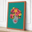 Floral Crown Modern - Wrapped Canvas-1603892678-1603892686