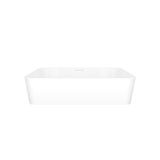Edge 45 Rounded Rectangle 17-3/4" Vessel Lavatory Sink in Volcanic Limestone without Internal Overflow