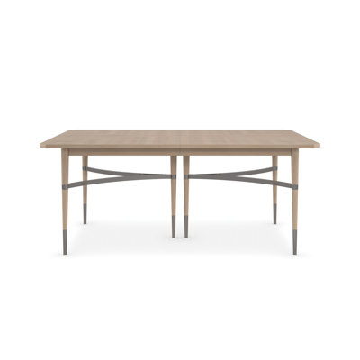 Extendable Solid Wood Top Dining Table