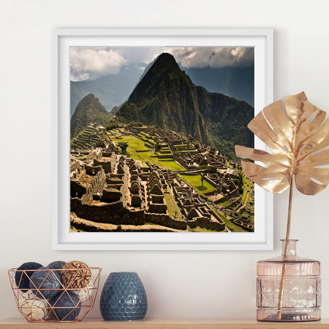 Gerahmtes Poster Machu Picchu