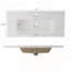 Meuble-lavabo mural polyvalent avec rangement spacieux et design moderne