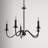 5 - Light Steel Dimmable Chandelier