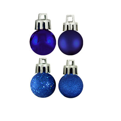 9Shatterproof 4-Finish Christmas Ball Ornament