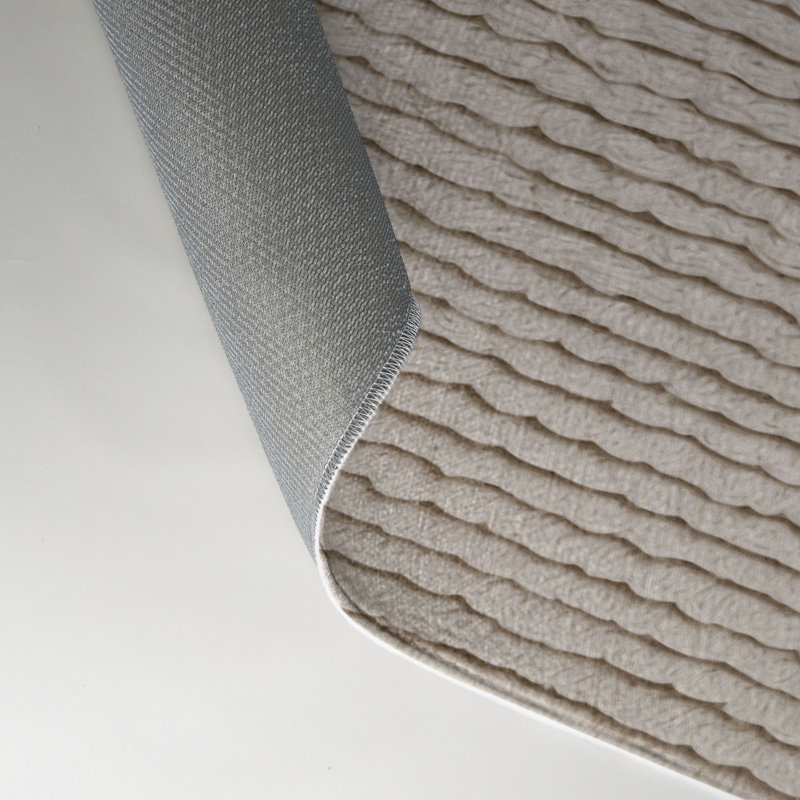 Tapis beige uni d'intérieur et d'extérieur, Rectangulaire 3 pi x 5 pi