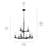 32.5" 9-Light 2-Tier Chandelier-2069604124