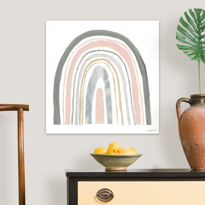 Reproduction d’art sur toile, "Boho Rainbow II" par Courtney Prahl
