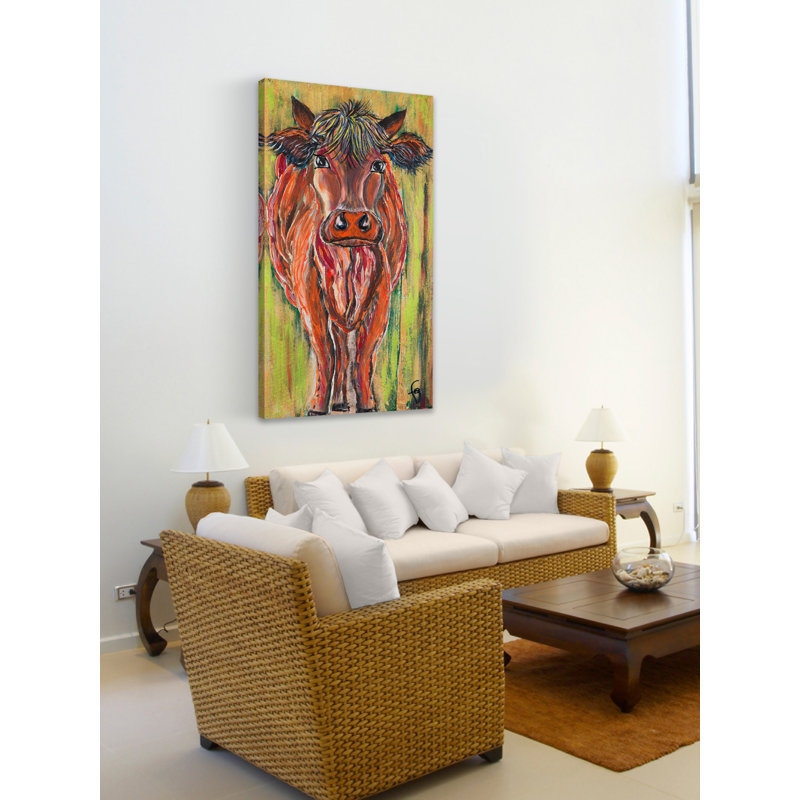 France Gilbert - Wrapped Canvas Painting, 152cm H x 76cm W