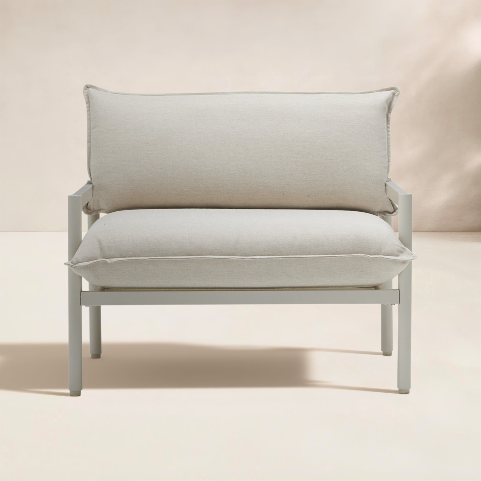 Terra Outdoor Lounge Chair, Putty