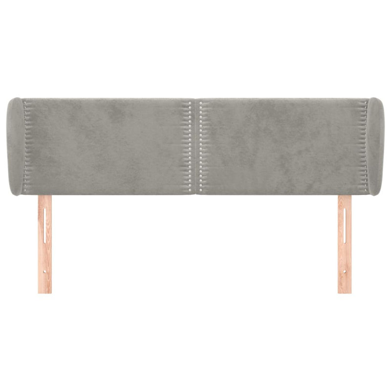 Didi Headboard, Light Grey, Double (4'6)