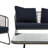 4 Piece Rattan Sofa Seating Group with Cushions-1285113847