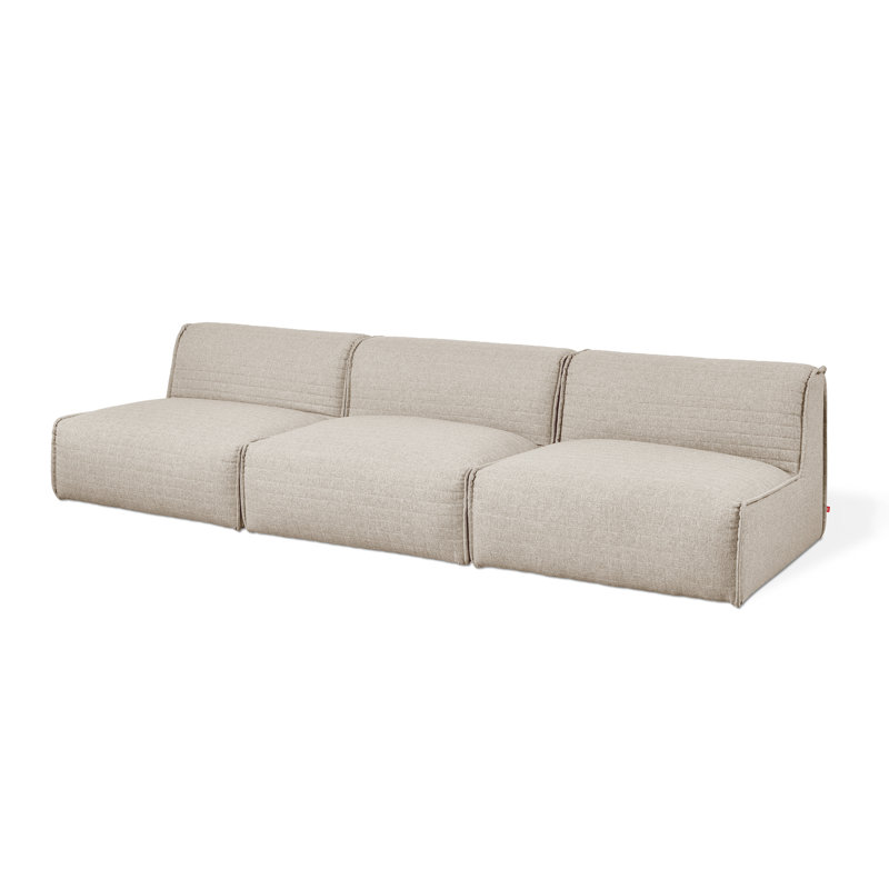 Nexus Modular 3-Pc Sofa, Parliament Coffee Polyester Blend
