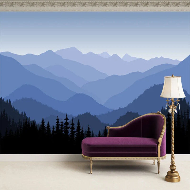 Mystic Blue Ridge, 117.96" L x 197" W