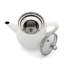 Bredemeijer Teapot Double Wall Duet Design Eva 1.1L Gloss White With Stainless Steel Filter-117666609