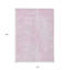 Tapis extérieur lavable à motif géométrique rose et ivoire 10 pi x 14 pi