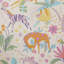 Housse de couette simple en coton avec motifs floraux multicolores et réversibles