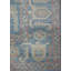 Tapis unique bleu / corail 8 pi x 10 pi New Age