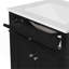 Meuble-lavabo 24 po avec 2 portes et tiroir escamotable, armoire de rangement de salle de bain avec lavabo, portes à fermeture en douceur avec organisateurs-809691941