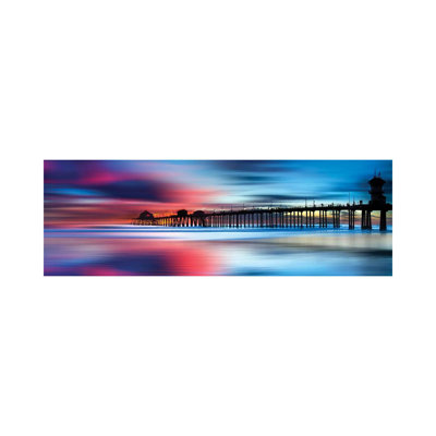 Huntington Pastels by Sean Davey - Wrapped Canvas Panoramic Gallery-Wrapped Canvas Giclée