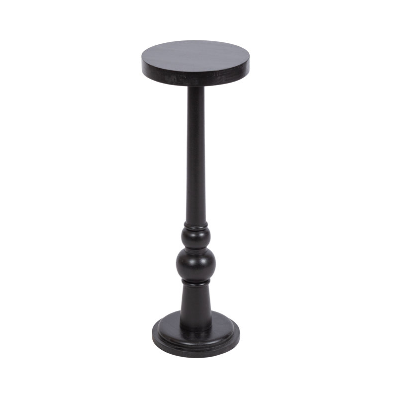 Anike Solid Wood End Table, Black