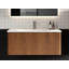 Meuble-lavabo élégant avec lavabo en céramique et meuble-lavabo mural flottant Elegantly Design