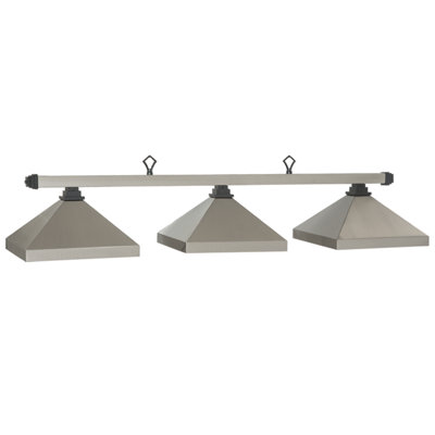 Luminaire suspendu linéaire à 3 lumières pour table de billard Briese