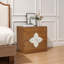 Petite armoire de rangement de style Mid-Century moderne avec porte décorative étoile et tablette-543929336