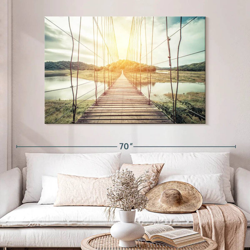 Lilie Rope Bridge, 34" H x 51" W