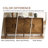 60" Premium Rustic American Farmhouse Credenza