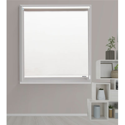 SHADESU Blackout Roller Shade White Blackout – 100% Light Blocking Window Blind, Thermal Insulated, Modern Privacy Roller 41" W x 72"H